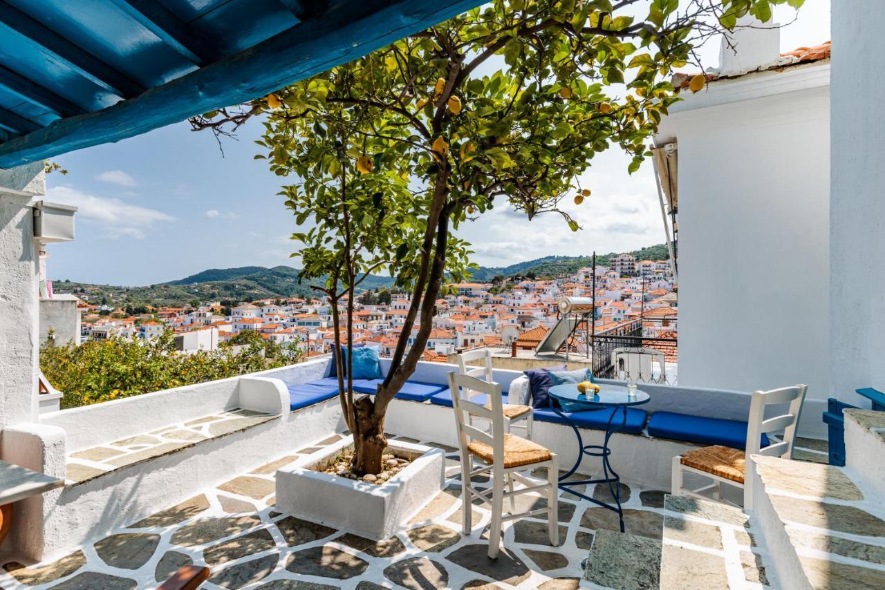 The Lemon Tree House Villa Bandar Skopelos Luaran gambar